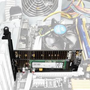 Kontroler Axagon PCIe 3.0 x4 - NVMe M-key + SATA B-key (PCEM2-D) 7