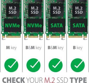 Kontroler Axagon PCIe 3.0 x4 - NVMe M-key + SATA B-key (PCEM2-D) 9