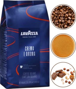 Kawa ziarnista Lavazza Creme i Aroma blue 1 kg 2