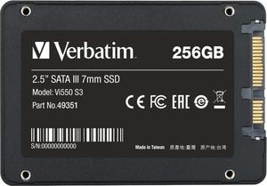 Dysk SSD Verbatim Vi550 256GB 2.5" SATA III (49351) 2