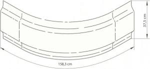 Obudowa brodzika Deante Deep półokrągła 90cm (KTD_041O) 2