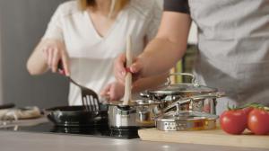 Tefal Garnek Duetto+ 24cm srebrny 19