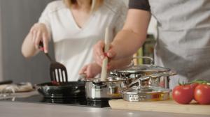 Tefal Garnek Duetto+ 28 cm srebrny 9