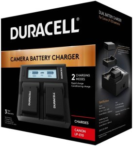 Ładowarka do aparatu Duracell Duracell Dual Charger for DR9967/LP-E10 4