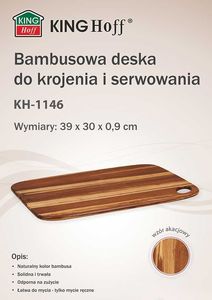 Deska do krojenia KingHoff 39x30cm 2