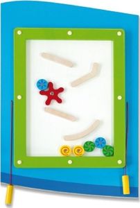 Viga Sensoryczna Edukacyjna Tablica Drewniana Manipulacyjna Samolot 4