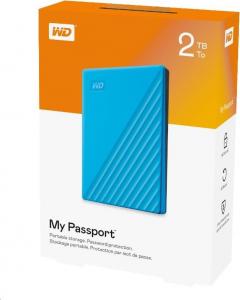 Dysk zewnętrzny HDD WD My Passport 2TB Niebieski (WDBYVG0020BBL-WESN) 6