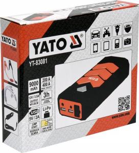Yato Urządzenie rozruchowe z funkcją Powerbank Li-Po 9000 mAh (YT-83081) 7