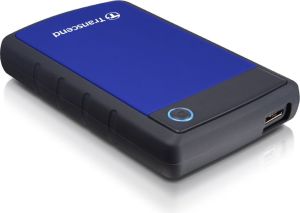 Dysk zewnętrzny HDD Transcend 25H3B 1TB Czarno-niebieski (TS1TSJ25H3B) 3