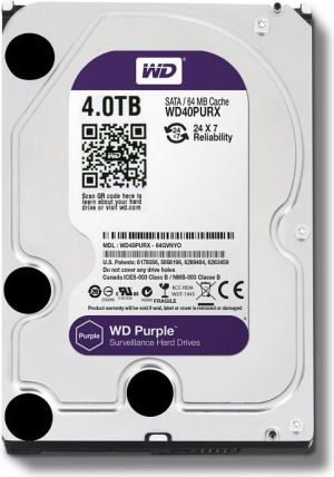 Dysk WD Purple 4TB 3.5" SATA III (WD40PURX) 9