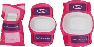 Rolki SMJ sport Combo Set 2w1 z wymienną płozą regulowane różowe r. 30-33 10