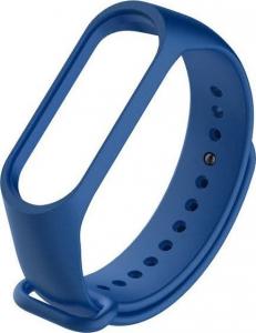 Hurtel Zamienna silikonowa opaska pasek do Xiaomi Mi Band 4 / Mi Band 3 ciemnoniebieski uniwersalny 4