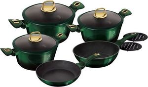 Berlinger Haus Zestaw garnków METALLIC EMERALD BH-6065 2