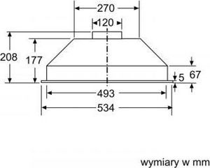 Okap Bosch DLN53AA70 5