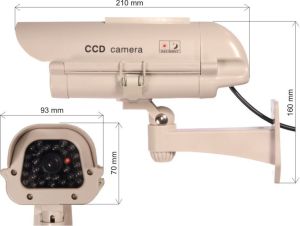 CEE Atrapa kamery Solarna migajaca LED (SOL1500) 3