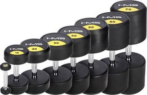 HMS hantel HG PRO gumowany 1 x 5 kg 5