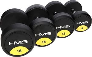 HMS hantel HG PRO gumowany 1 x 6 kg 3