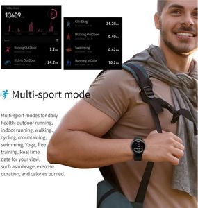 Smartwatch Gino Rossi ZG309A Czarny  (14311) 14