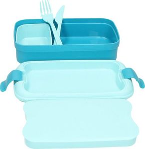 Curver Lunchbox ze sztućcami pojemnik obiadowy CURVER - niebieski - uniwersalny 2