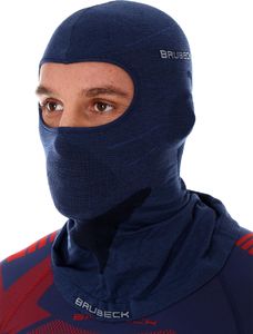 Brubeck KM10370 Kominiarka unisex wełniana granatowy S/M 2