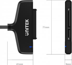 Kieszeń Unitek Mostek USB Type-C do SATA III 6G (Y-1096A) 6
