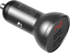 Ładowarka Baseus Digital Display 2x USB-A 4.8 A  (CCBX-0G) 2