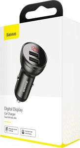 Ładowarka Baseus Digital Display 2x USB-A 4.8 A  (CCBX-0G) 6