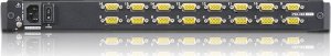 Konsola KVM Aten ATEN CL1316N-ATA-AG ATEN KVM 16 port LCD 19 + keyboard + touchpad PS/2 or USB, 1U 19 Rack 2