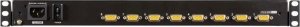 Konsola KVM Aten ATEN CL3108NX-ATA-AG ATEN 8-Port Short Depth PS/2-USB VGA Single Rail WideScreen LCD KVM Switch 18,5 2
