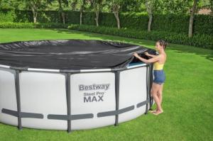 Bestway Pokrywa do basenu stelażowego 457 cm (58038) 4