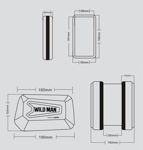 WildMan Uchwyt zamykany do roweru  XL E6S 6