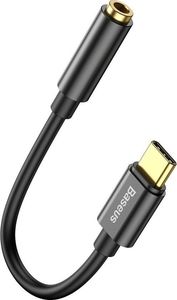 Adapter USB Baseus L54 USB-C - Jack 3.5mm Czarny (6953156297845) 2
