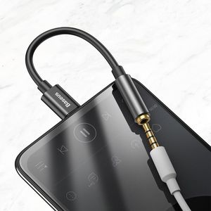 Adapter USB Baseus L54 USB-C - Jack 3.5mm Czarny (6953156297845) 6