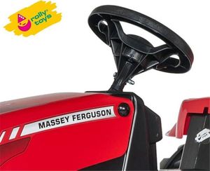 Rolly Toys Traktor na pedały Massey Ferguson z przyczepką 11