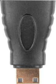 Adapter AV Lanberg HDMI Mini - HDMI czarny (AD-0037-BK) 2