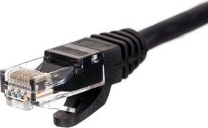 NetRack patchcord RJ45, osłonka zalewana, kat. 6 UTP, 3m czarny (BZPAT36K) 2