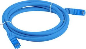 Lanberg PATCHCORD KAT.6A S/FTP LSZH CCA 3M NIEBIESKI FLUKE PASSED LANBERG 3