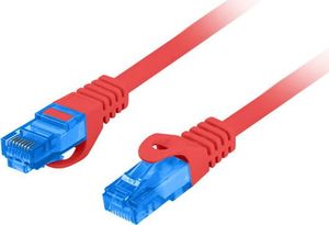 Lanberg PATCHCORD KAT.6A S/FTP LSZH CCA 3M CZERWONY FLUKE PASSED LANBERG 2