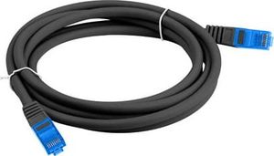 Lanberg PATCHCORD KAT.6A S/FTP LSZH CCA 3M CZARNY FLUKE PASSED LANBERG 2
