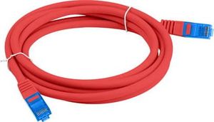 Lanberg PATCHCORD KAT.6A S/FTP LSZH CCA 2M CZERWONY FLUKE PASSED LANBERG 2