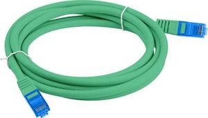 Lanberg PATCHCORD KAT.6A S/FTP LSZH CCA 1.5M ZIELONY FLUKE PASSED LANBERG 2