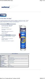 Tytan AKRYL EURO-LINE 280ML BIAŁY 2
