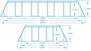 Bestway Basen stelażowy Power Steel 488x244cm 11w1 (56671) 6