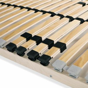vidaXL Stelaż do łóżka z 28 listwami, drewno FSC, 7 stref, 90 x 200 cm 5