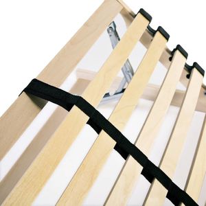 vidaXL Stelaż do łóżka z 28 listwami, drewno FSC, 7 stref, 80 x 200 cm 6