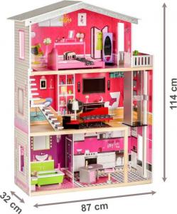 Ecotoys Domek Dla Lalek Rezydencja Malibu 15
