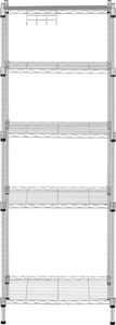 Royal Catering Regał magazynowy druciany ażurowy kolor szary 150x55x35cm do 150kg Regał magazynowy druciany ażurowy kolor szary 150x55x35cm do 150kg (10011227) - 1009674 4