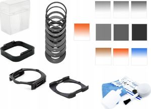 Filtr Massa ZESTAW typu COKIN P 28w1 Uchwyty Filtry Adaptery Pudełko Zestaw Czyszczący 3