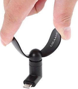 Wentylator USB Usams USAMS Wiatraczek USB-C czarny/black TCMF01 (US-ZB010) 2
