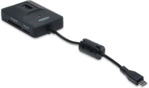 HUB USB Ednet z czytnikiem kart, microUSB 2.0 z funkcją OTG (31516) 3